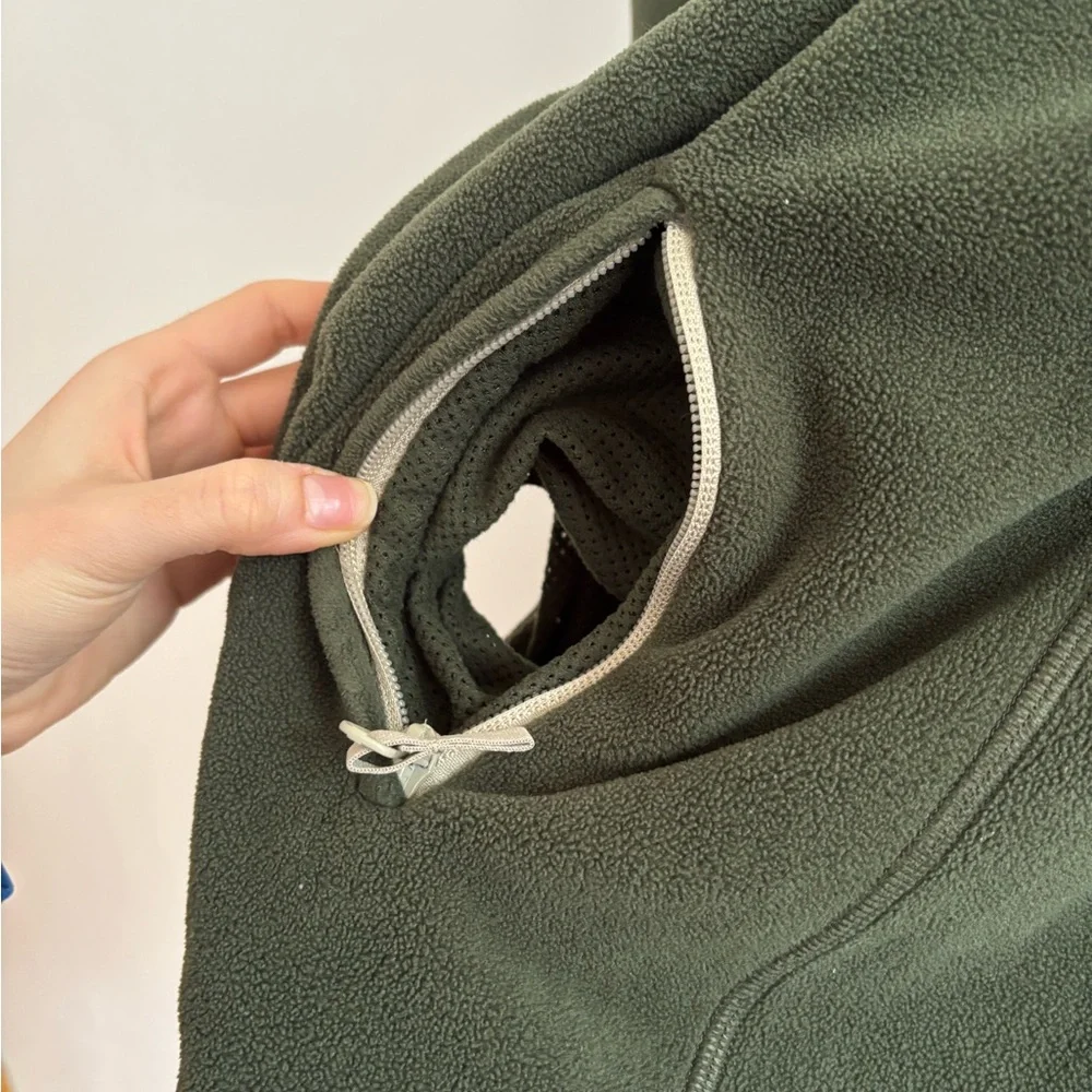 Women’s TNA Olive Green Quarter-zip - Picture 7 of 8